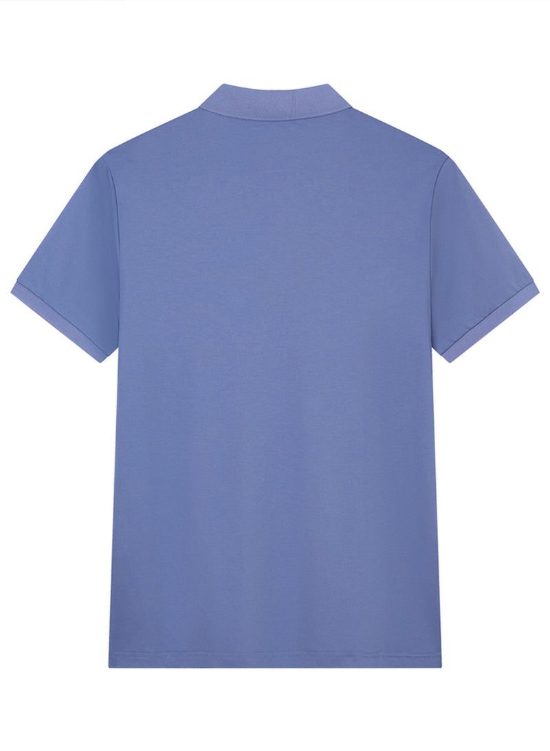 GIORDANO Men’s Slim Fit Liquid Touch Cotton Interlock Polo - Image 4